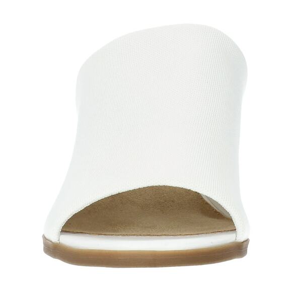 Easy Street Women's Carmella Stretch Fabric Mules, White Size 7.5M - Picture 4 of 7